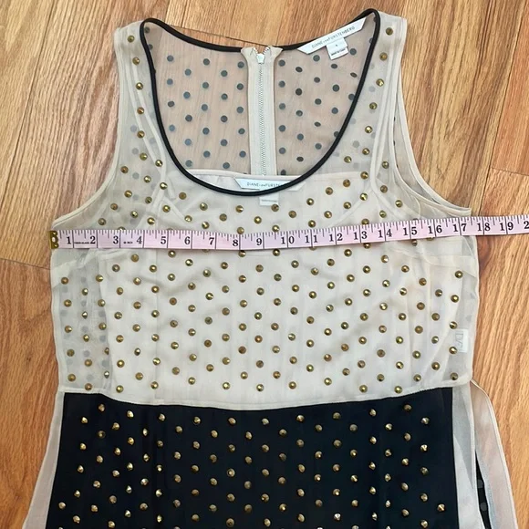 DVF Abrielle Crystal Studded dress - Picture 6 of 16